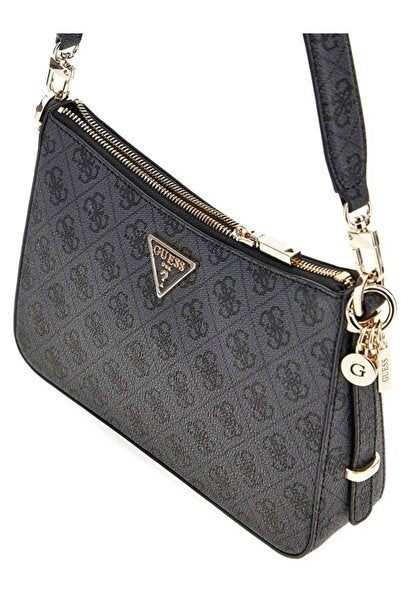 Guess Kadın Monogram Desenli Fermuarlı Omuz Çantası HWESG951018