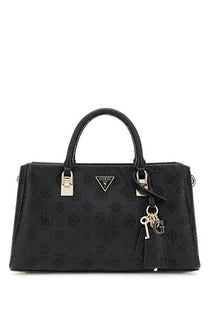 Guess Kadın Monogram Kabartma Desenli Suni Deri Çift Saplı Omuz ve El Çantası