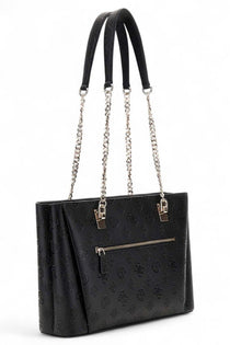 Guess Kadın Monogram Desenli Zincir Askılı Suni Deri Omuz Çantası