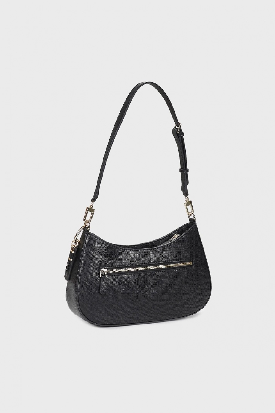 Guess Noelle II Üstten Fermuarlı Omuz Kadın Siyah El Çantası HWZG9672180 İkincil görsel