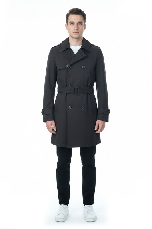 Intersivin Men's Trench Coat 1011