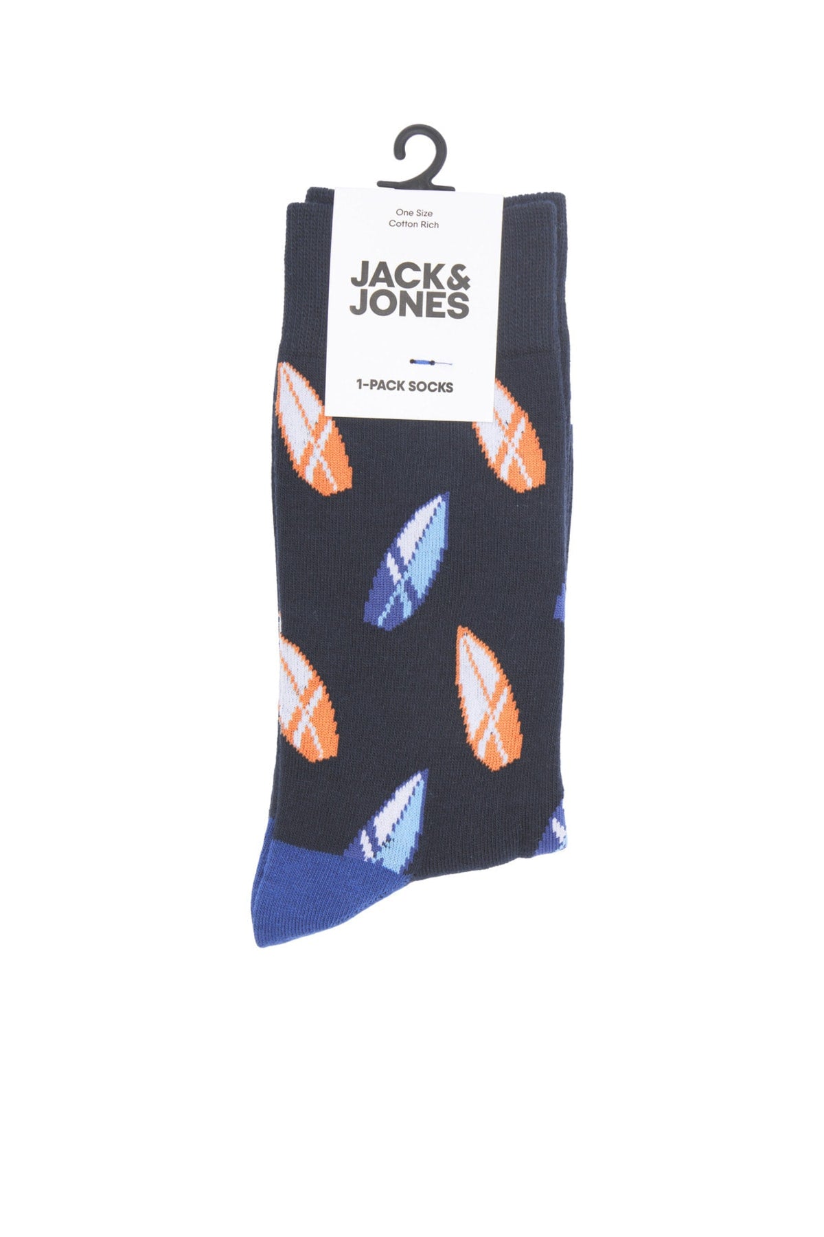 Jack&Jones Desenli Erkek Çorabı - Surf/Kokteyl Desenleri - Rahat ve Şık Secondary image