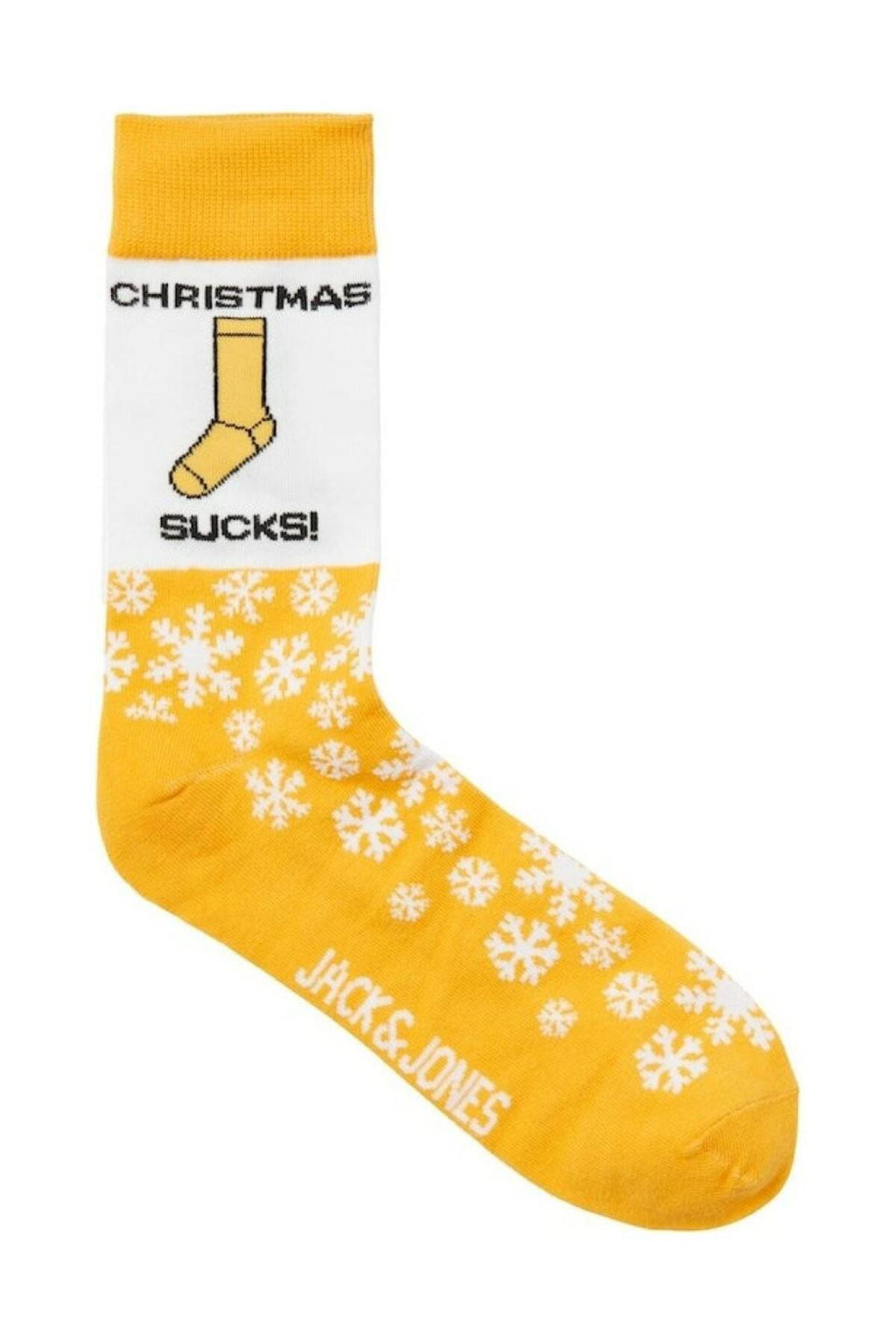 Jack&Jones Erkek 3'lü Noel Çorabı Seti - Kar Tanesi Desenli