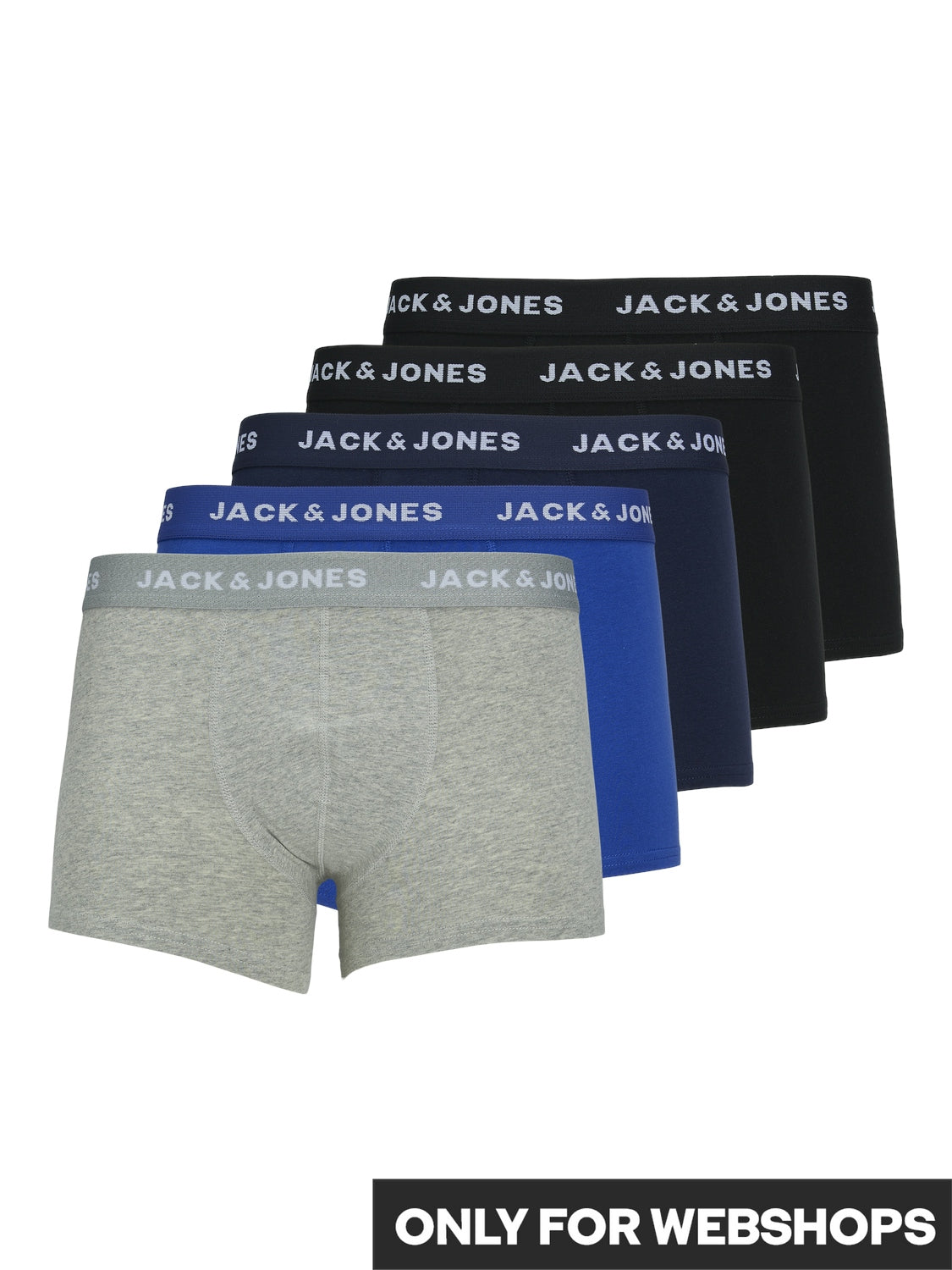 Jack&Jones Erkek Boxer Şort 5'li Paket - Minimalist Tasarım, Günlük Konfor Main image