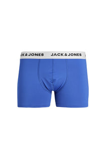 Jack&Jones Erkek Boxer 3'lü Set - Minimalist Tropikal Desenli Rahat Boxer Şort