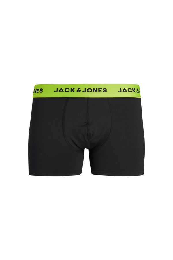 Jack&Jones Erkek Boxer 3'lü Set - Minimalist Tropikal Desenli Rahat Boxer Şort