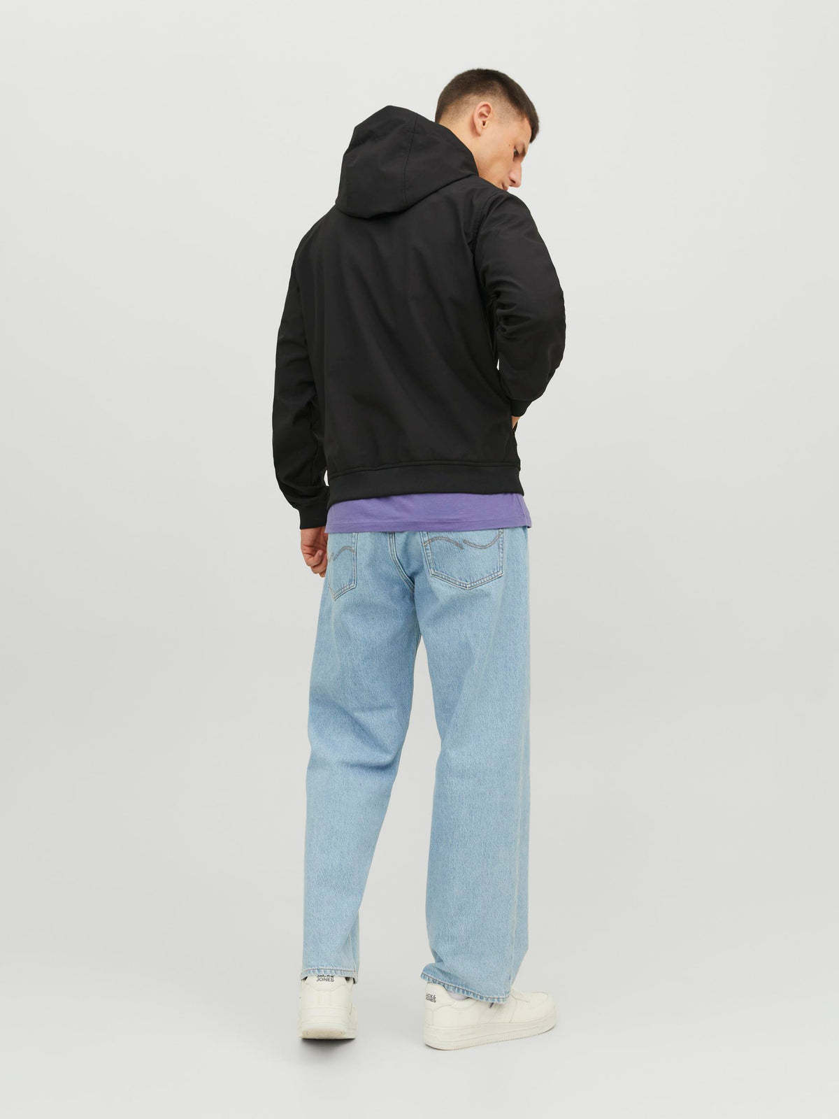 Jack&Jones Erkek Kapüşonlu Fermuarlı Cepli Standart Kalıp Polyester Ceket