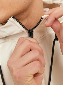 Jack&Jones Erkek Kapüşonlu Fermuarlı Cepli Standart Kalıp Polyester Ceket
