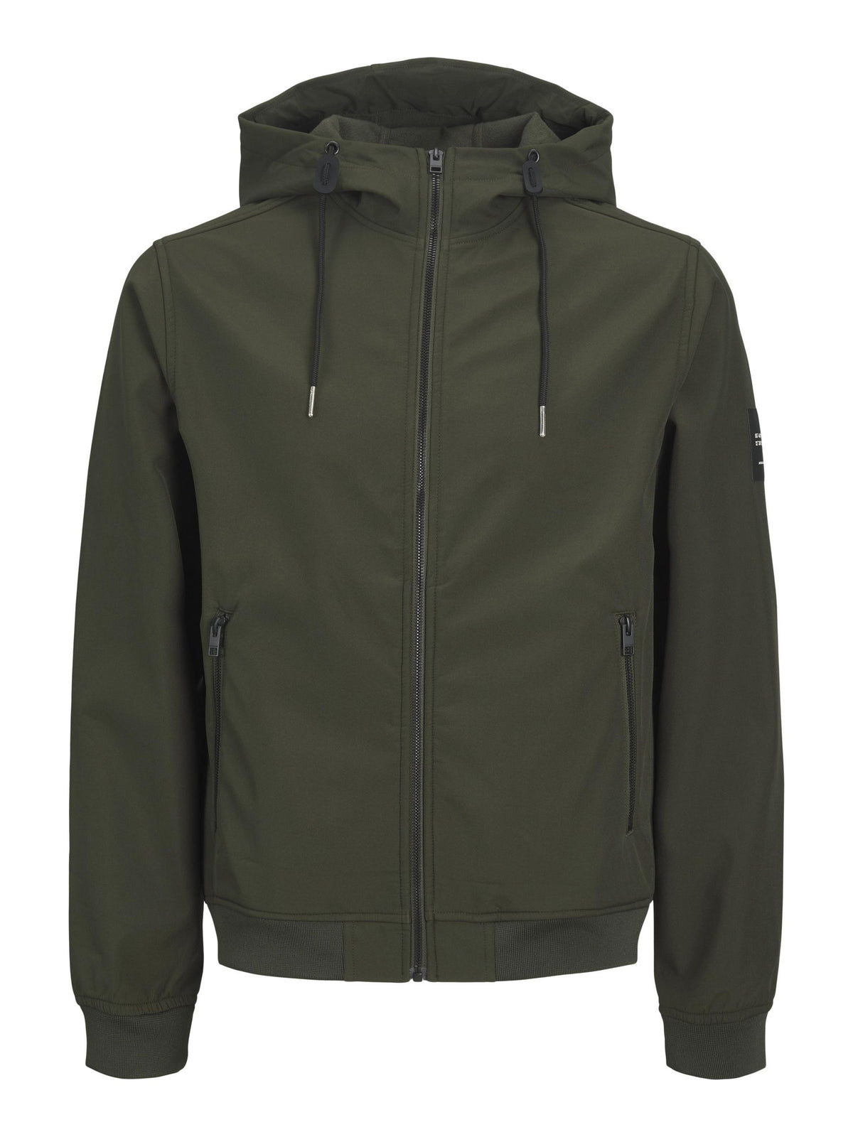 Jack&Jones Erkek Kapüşonlu Fermuarlı Cepli Standart Kalıp Polyester Ceket Main image