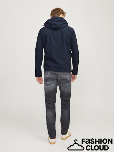 Jack&Jones Minimalist Kapüşonlu Erkek Ceket - Softshell Kumaş