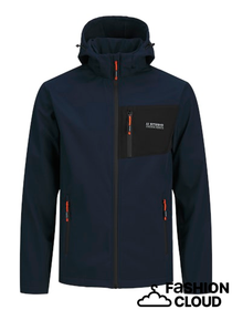 Jack&Jones Minimalist Kapüşonlu Erkek Ceket - Softshell Kumaş