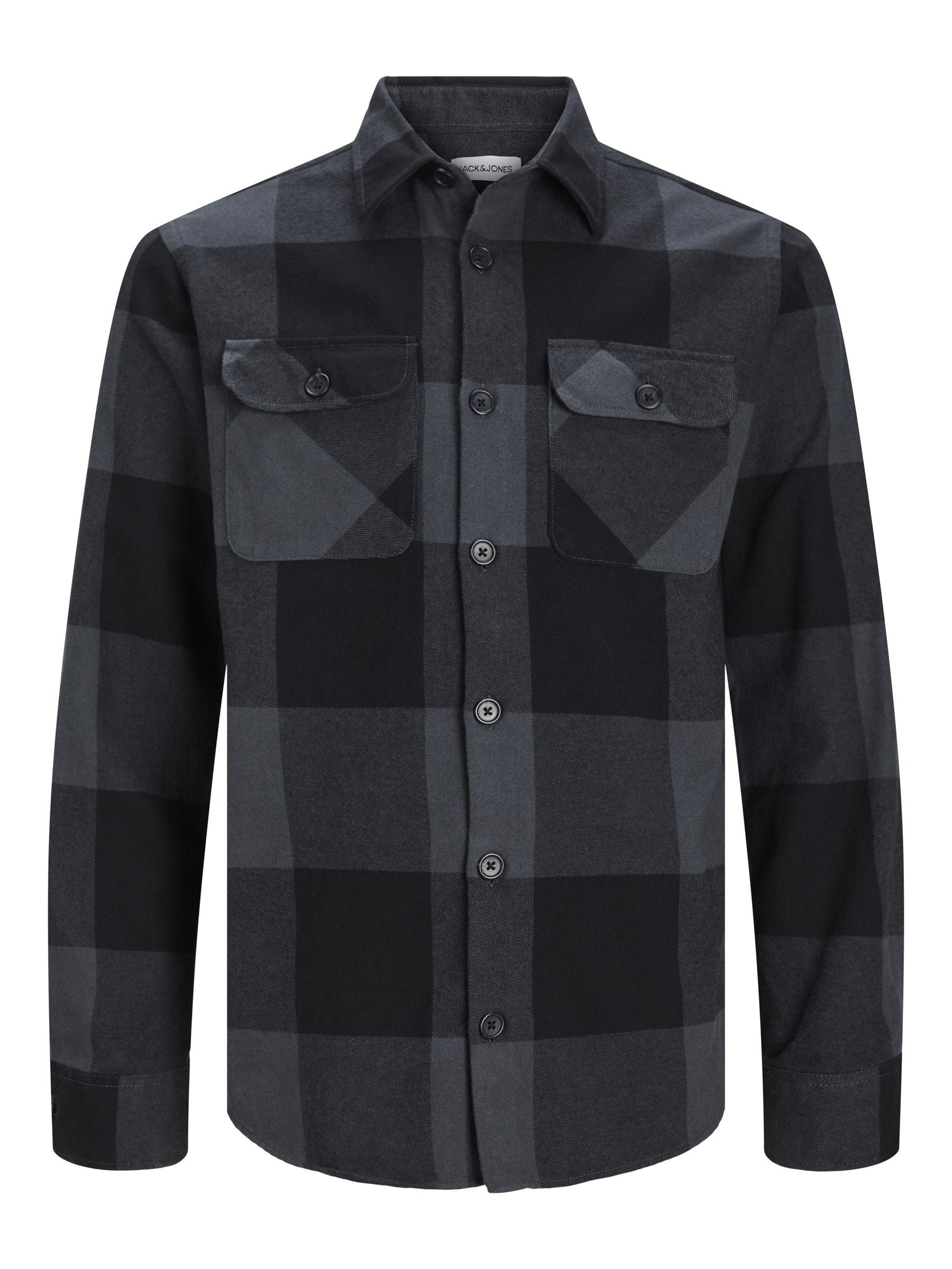 Jack&Jones Kareli Uzun Kol Erkek Gömleği - Günlük Casual