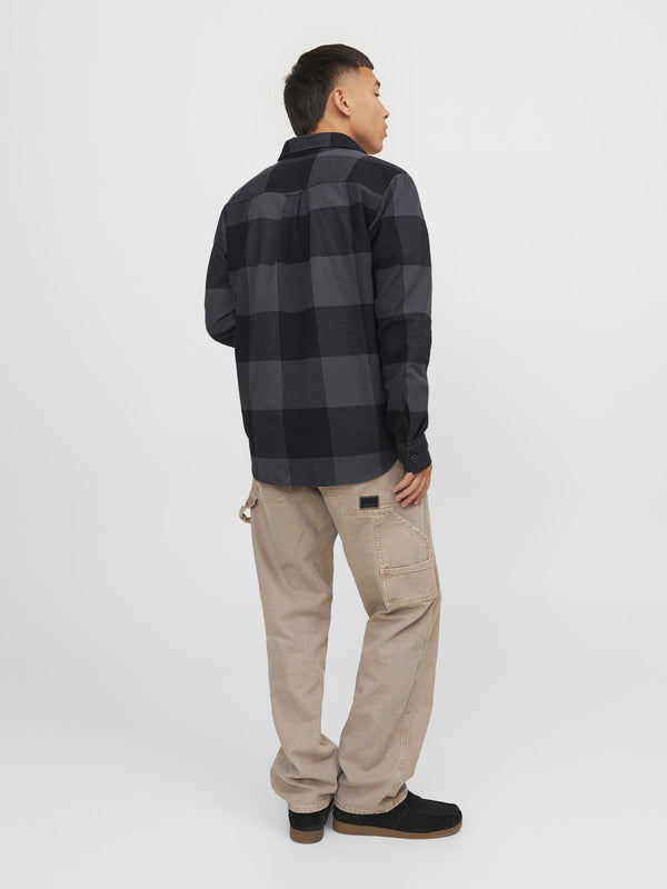 Jack&Jones Kareli Uzun Kol Erkek Gömleği - Günlük Casual