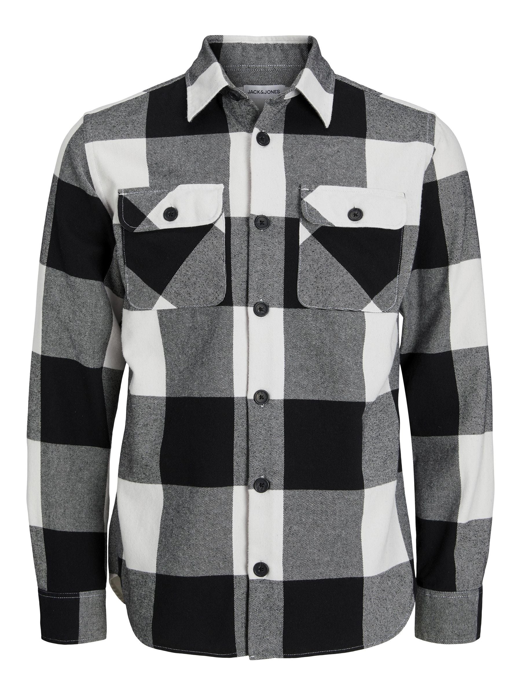 Jack&Jones Kareli Uzun Kol Erkek Gömleği - Günlük Casual