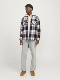 Jack&Jones Kareli Uzun Kol Erkek Gömleği - Günlük Casual