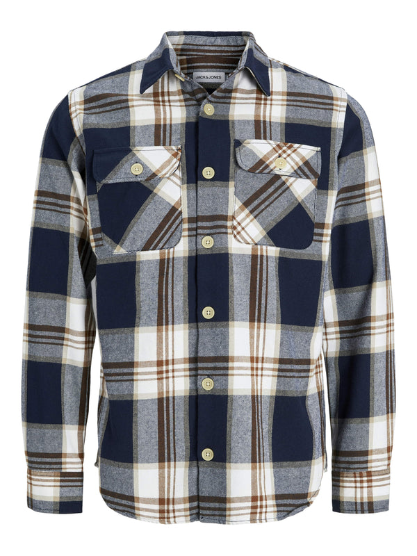 Jack&Jones Kareli Uzun Kol Erkek Gömleği - Günlük Casual