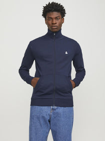 Jack&Jones Minimalist Oversize Fermuarlı Erkek Hırka - Günlük Kombinleriniz İçin