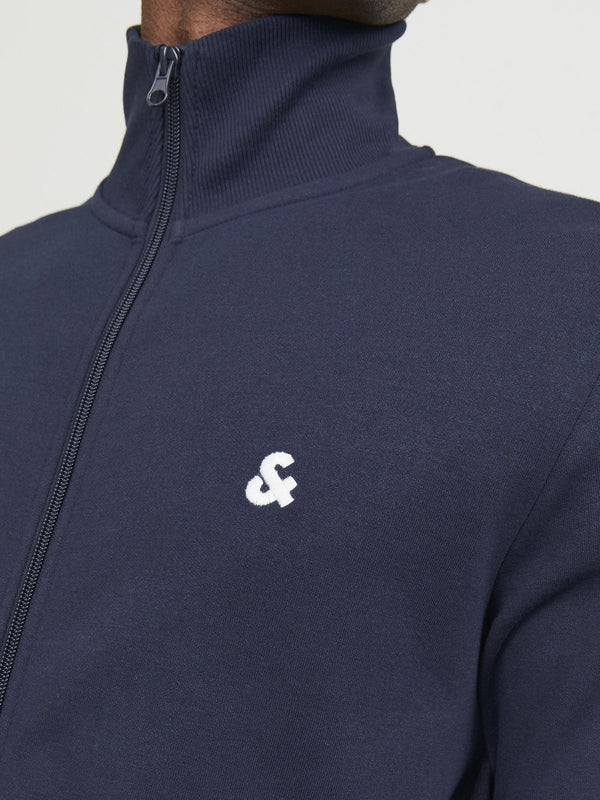 Jack&Jones Minimalist Oversize Fermuarlı Erkek Hırka - Günlük Kombinleriniz İçin