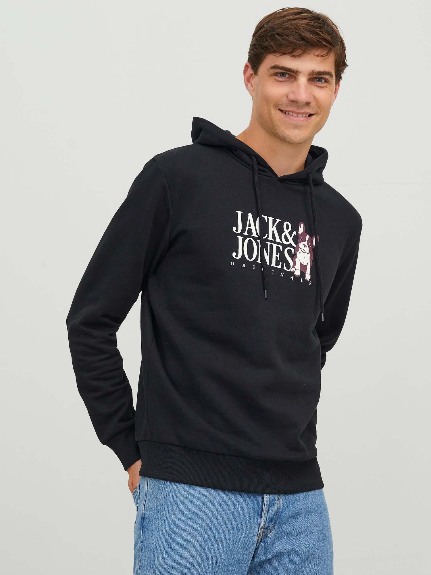 Jack&Jones Erkek Kapüşonlu Sweatshirt - Oversize & Rahat Secondary image
