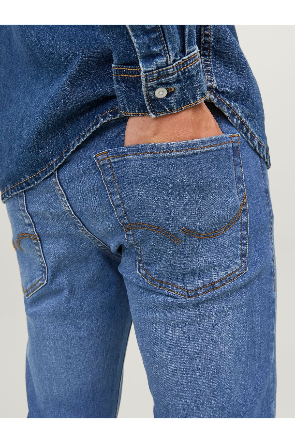 Jack&Jones Slim Fit Erkek Kot Pantolon - Günlük Stil İkincil görsel