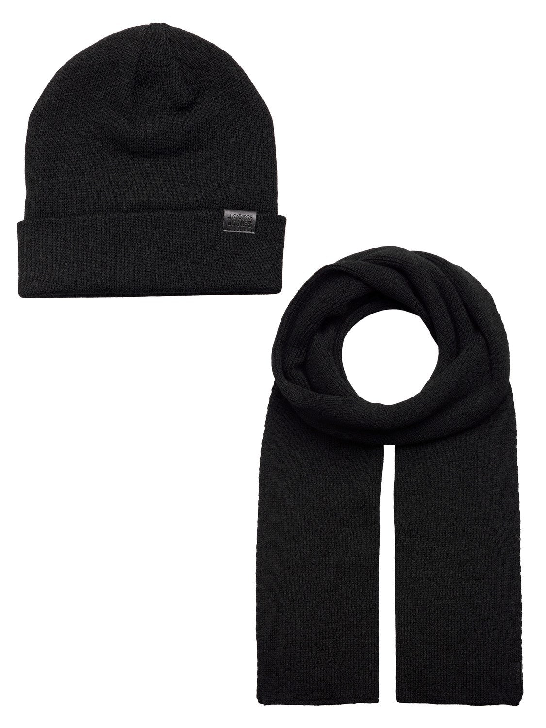 Jack&Jones Erkek Minimalist Bere & Atkı Seti - Kışlık Sıcaklık Main image