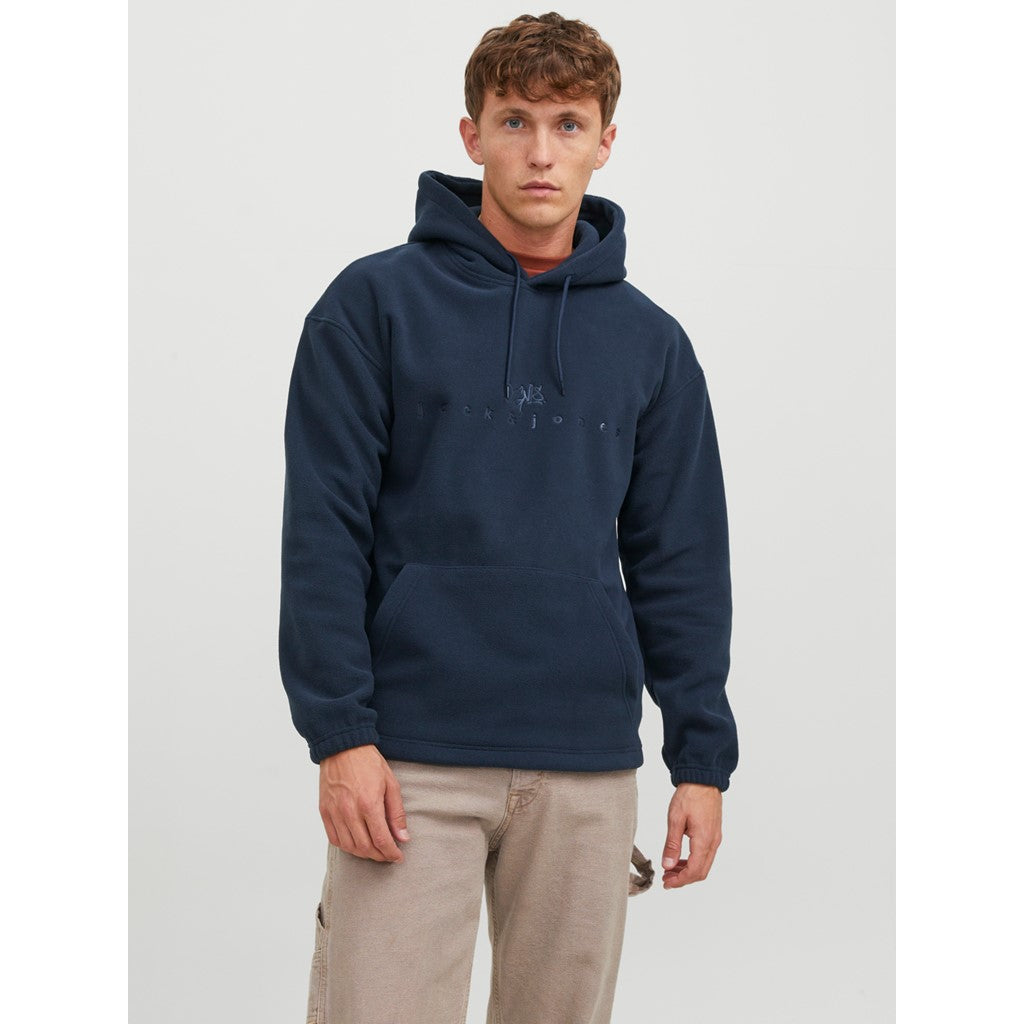 Jack&Jones Erkek Oversize Kapüşonlu Sweatshirt - Rahat ve Şık Main image