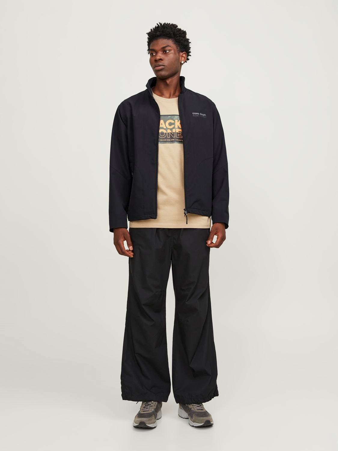 Jack&Jones Erkek Oversize Minimalist Ceket - Günlük Spor Secondary image