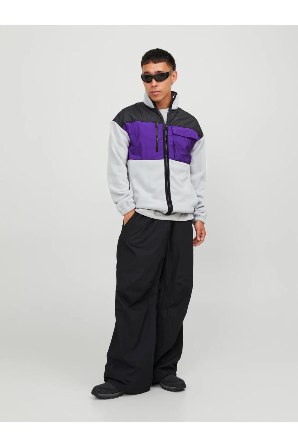 Jack&Jones Erkek Oversize Polar Ceket - Minimalist & Şık