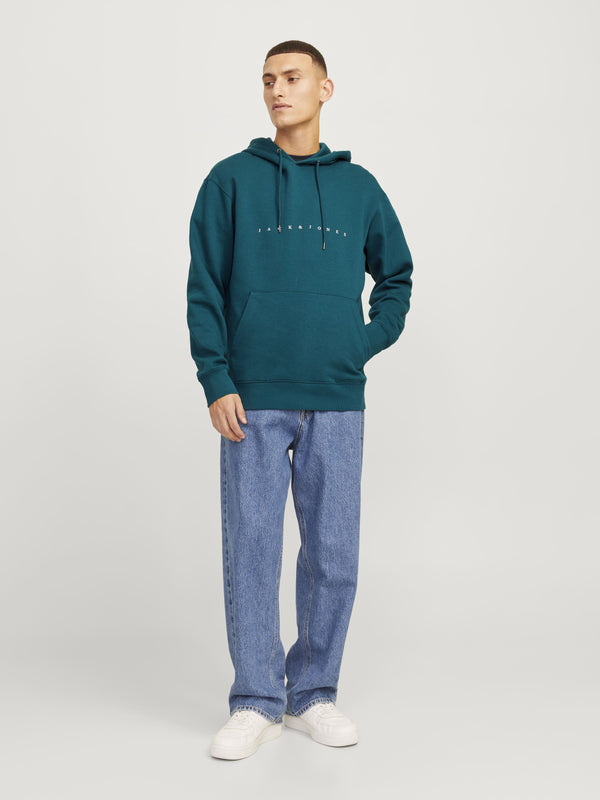 Jack&Jones Erkek Oversize Kapüşonlu Sweatshirt - Rahat ve Şık Günlük Stil