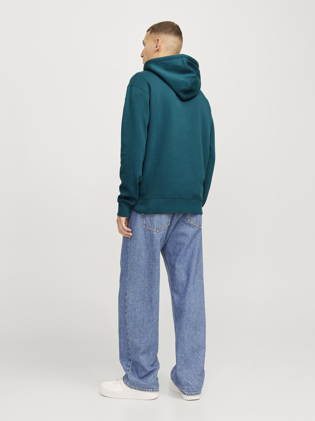 Jack&Jones Erkek Oversize Kapüşonlu Sweatshirt - Rahat ve Şık Günlük Stil