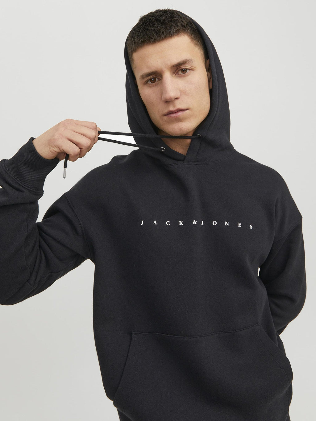 Jack&Jones Erkek Oversize Kapüşonlu Sweatshirt - Rahat ve Şık Günlük Stil