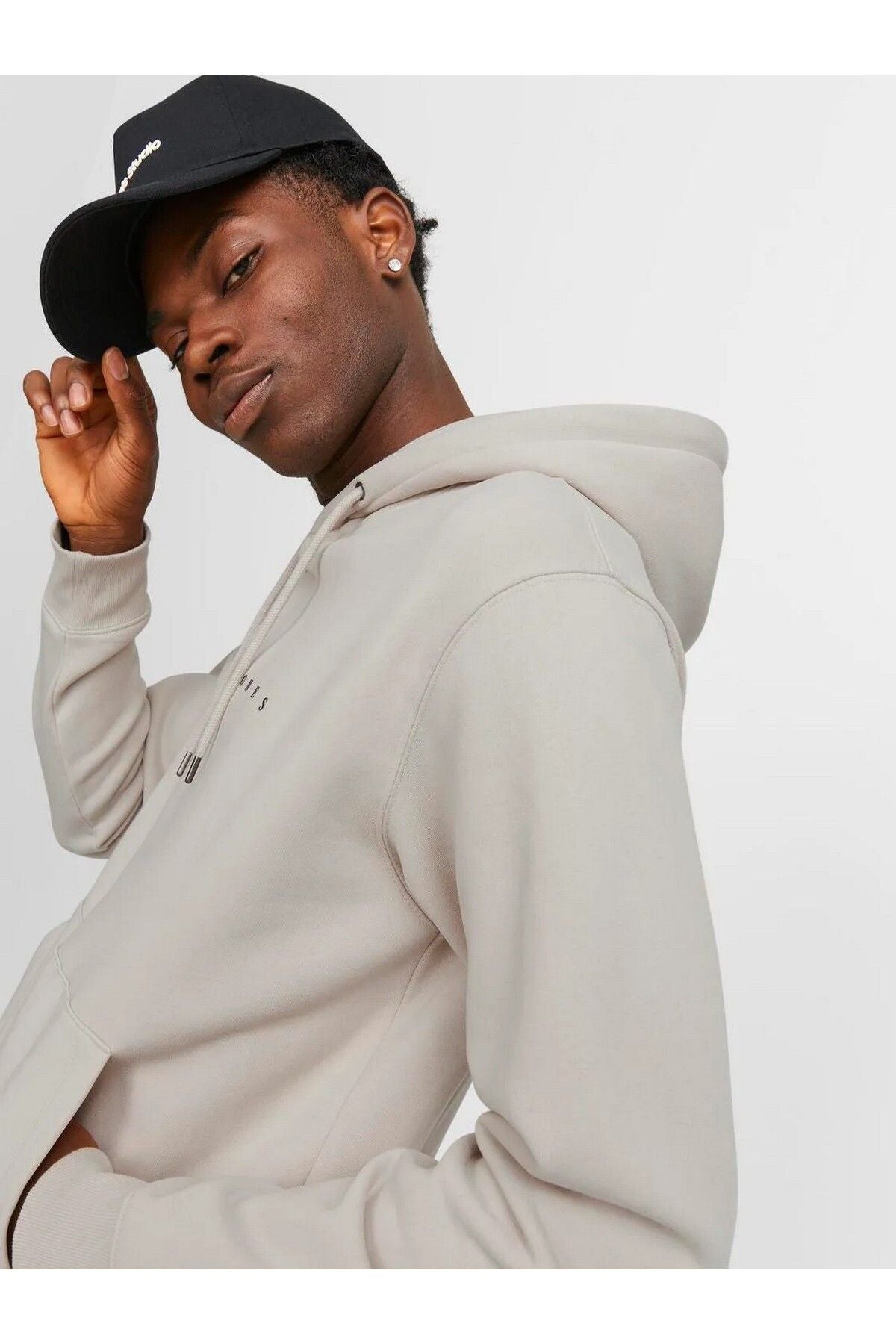 Jack&Jones Erkek Oversize Kapüşonlu Sweatshirt - Rahat ve Şık Günlük Stil