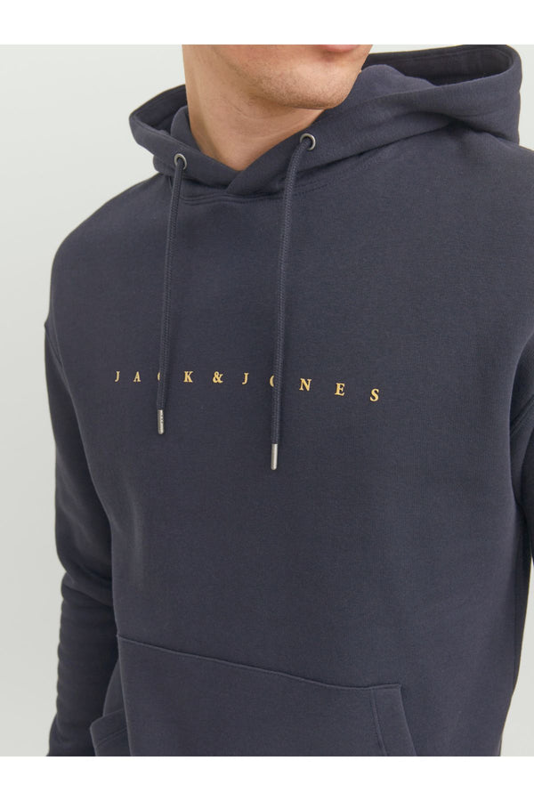 Jack&Jones Erkek Oversize Kapüşonlu Sweatshirt - Rahat ve Şık Günlük Stil