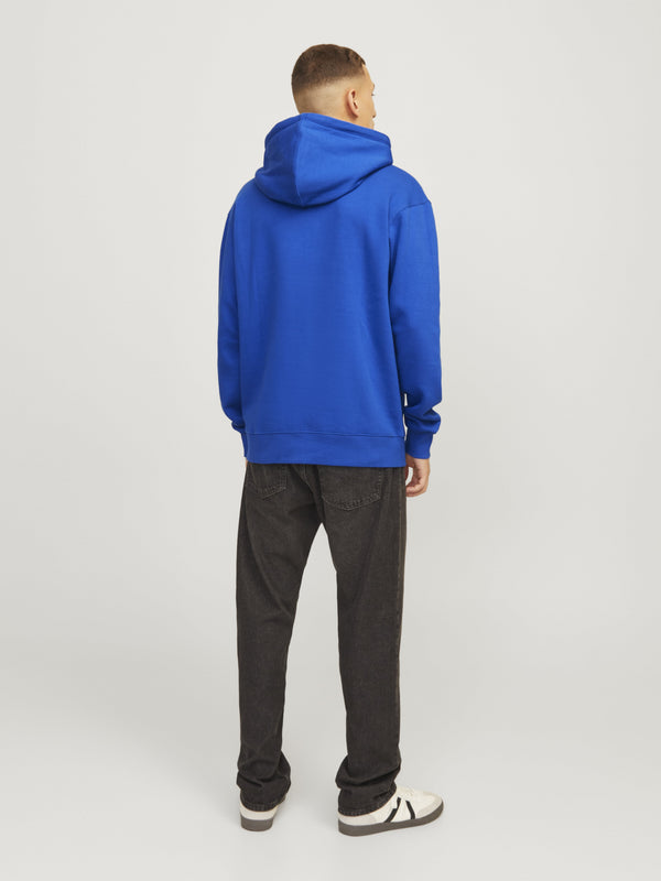 Jack&Jones Erkek Oversize Kapüşonlu Sweatshirt - Minimalist Günlük