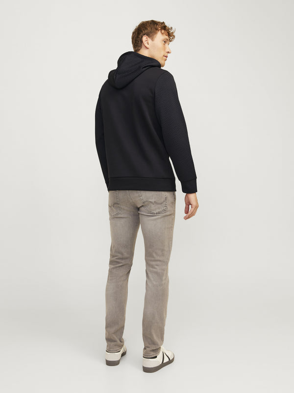 Jack&Jones Oversize Kapüşonlu Minimalist Erkek Sweatshirt - Günlük Kullanım