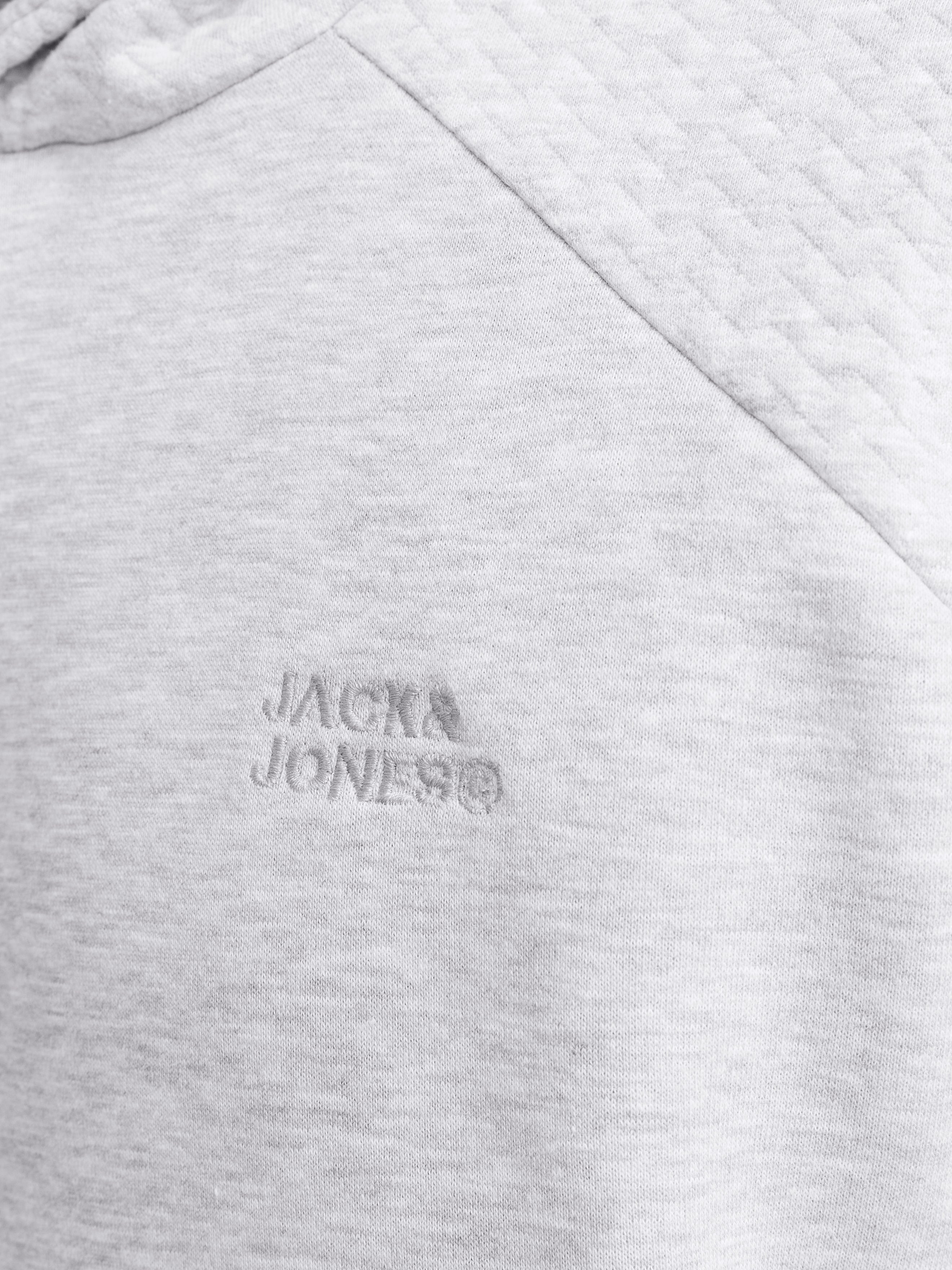 Jack&Jones Oversize Kapüşonlu Minimalist Erkek Sweatshirt - Günlük Kullanım