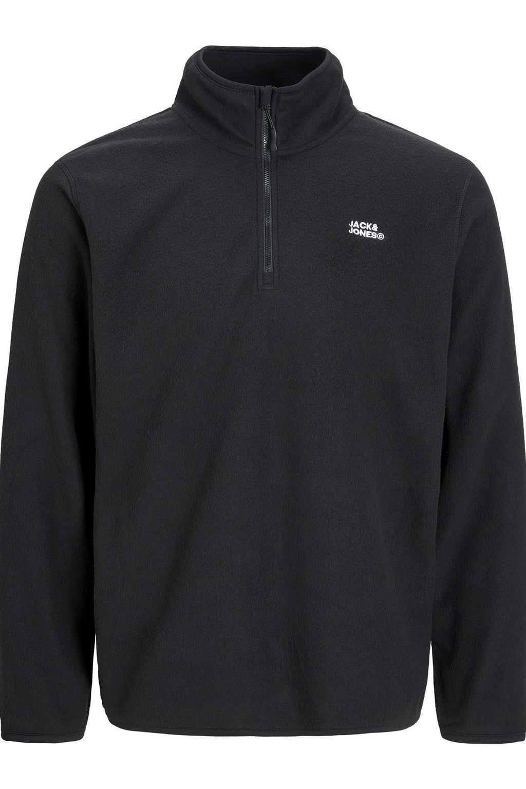 Jack&Jones Minimalist Yarım Fermuarlı Uzun Kol Erkek Sweatshirt - Oversize