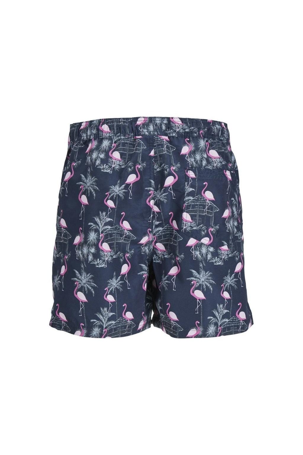 Jack&Jones Flamingo Desenli Erkek Plaj Şortu - Yazın Stilini Yakala!