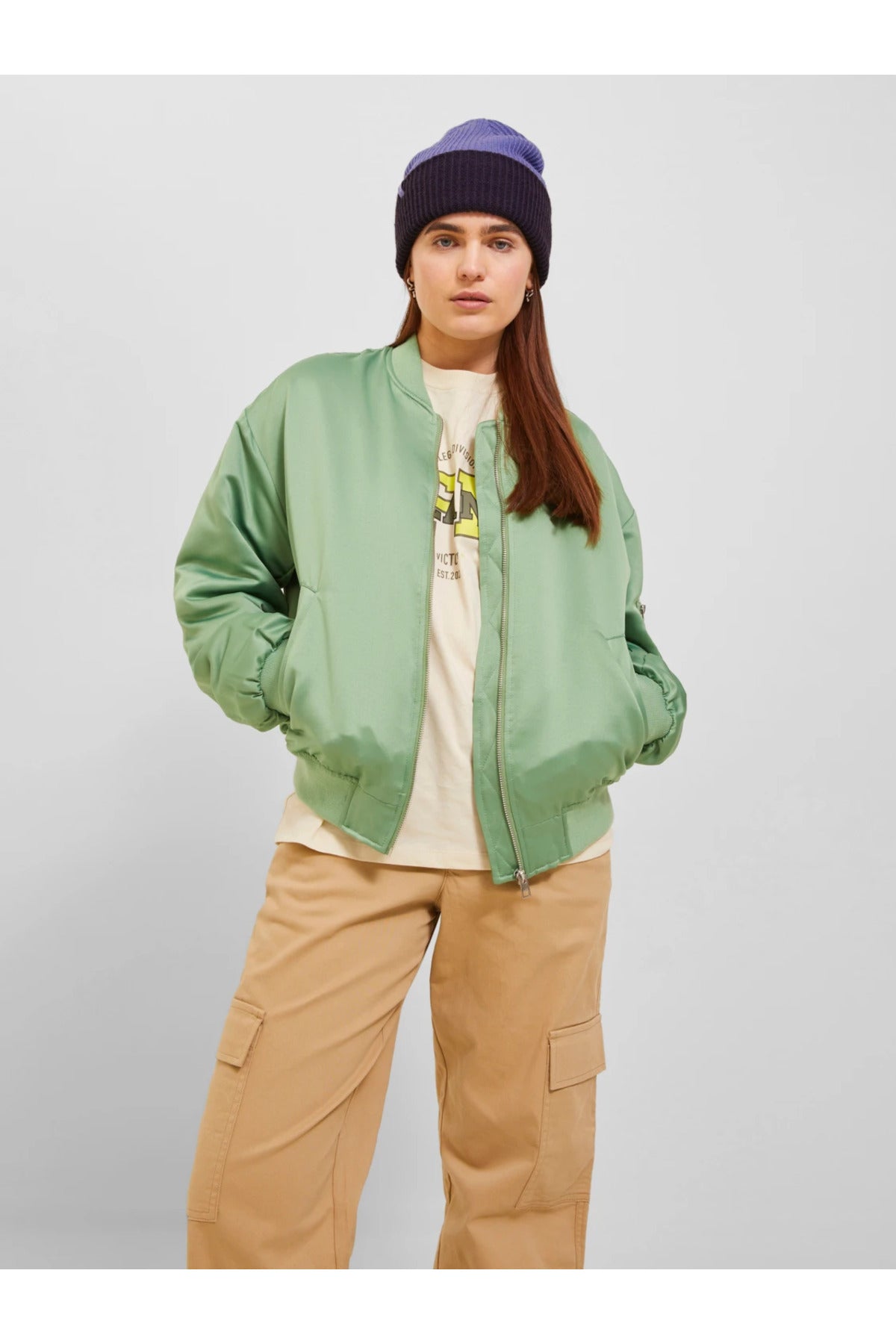 Jack&Jones JJXX Kadın Atkı Bere Seti - Minimalist Tarz - Günlük Kullanım Main image