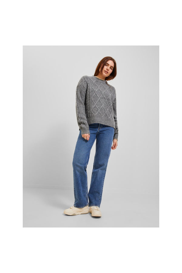 Jack&Jones JJXX Kadın Oversize Örgü Kazak - Günlük Stil