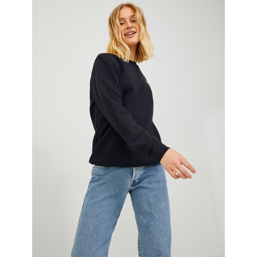 Jack&Jones JJXX Kadın Rahat Kesim Sıfır Yaka Pamuk Polyester Baskılı Uzun Kollu Sweatshirt İkincil görsel