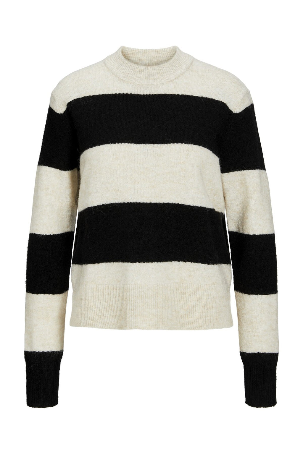 Jack&Jones JJXX Minimalist Çizgili Uzun Kol Crop Kazak - Günlük Şıklık