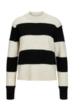 Jack&Jones JJXX Minimalist Çizgili Uzun Kol Crop Kazak - Günlük Şıklık