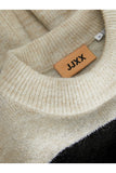 Jack&Jones JJXX Minimalist Çizgili Uzun Kol Crop Kazak - Günlük Şıklık