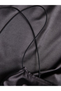 Jack&Jones JJXX Minimalist İnce Askılı Saten Mini Elbise