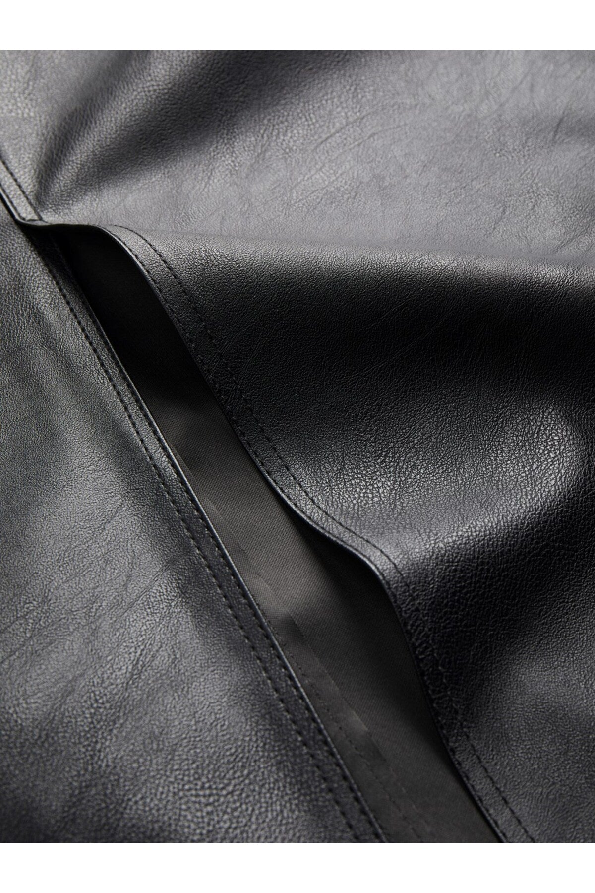Jack&Jones JJXX Minimalist Maxi Deri Etek Ön Yarığı Detaylı - Günlük & Şık