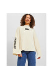 Jack&Jones JJXX Oversize Yüksek Yaka Kadın Kazak - Minimalist Stil