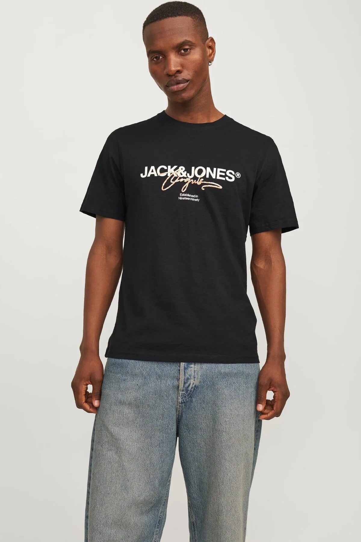 Jack&Jones Minimalist Erkek T-Shirt - Kısa Kol - Günlük Secondary image