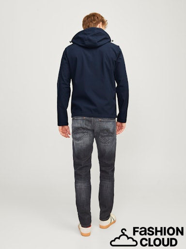 Jack&Jones Minimalist Kapüşonlu Erkek Ceket - Softshell Kumaş