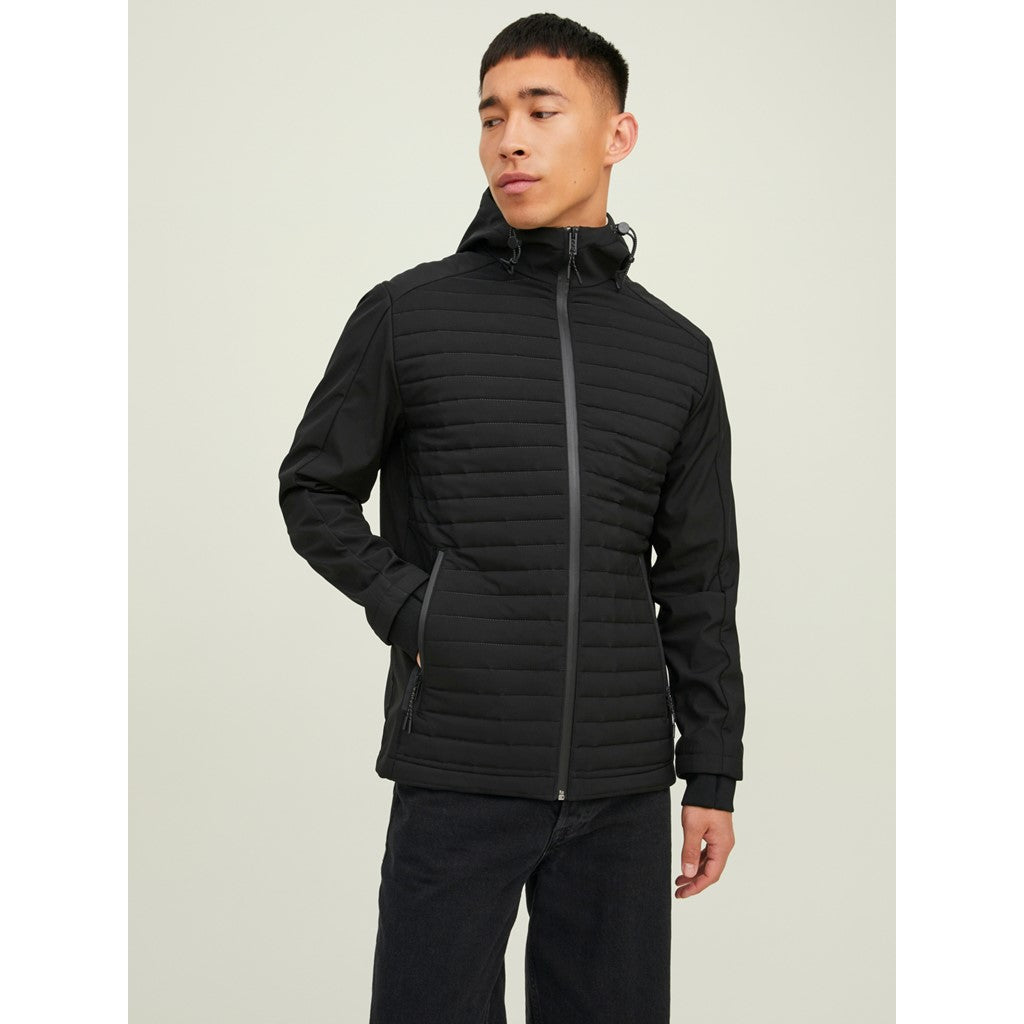 Jack&Jones Minimalist Kapüşonlu Erkek Mont - Günlük Stil Secondary image
